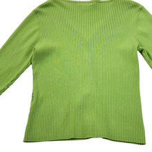 Load image into Gallery viewer, Vintage August Silk Green Long Sleeves Top Size Large