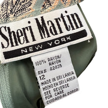 Load image into Gallery viewer, Sheri Martin New York Casual Floral Dress Short Sleeves Size 12"