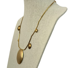 Load image into Gallery viewer, Claudia Lobao Modernist Necklace Earring Set 12"