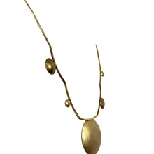 Load image into Gallery viewer, Claudia Lobao Modernist Necklace Earring Set 12"