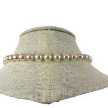 Load image into Gallery viewer, Vintage SAL Pearl with Pendant Floral Necklace High Quality Faux Costume Jewelry