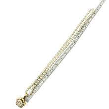 Load image into Gallery viewer, Vintage SAL Pearl with Pendant Floral Necklace High Quality Faux Costume Jewelry