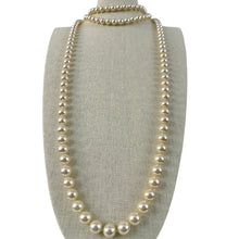 Load image into Gallery viewer, Vintage Pearl Necklace High Quality Faux Costume Jewelry 35.5"