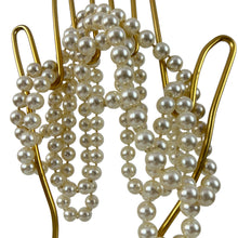 Load image into Gallery viewer, Vintage Pearl Necklace High Quality Faux Costume Jewelry 35.5"