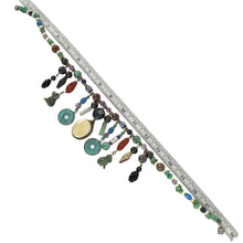 Load image into Gallery viewer, Turquoise Lapis Semi Precious Stones Necklace 18.5"