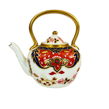 Load image into Gallery viewer, Royal Crown Derby Miniature Teapot Old Imari