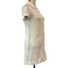 Load image into Gallery viewer, Vintage Gel Bien Ivory Tweed Coat Mini Dress