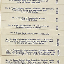 Load image into Gallery viewer, Antique President John F. Kennedy Dallas Texas Postcards Lot