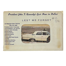 Load image into Gallery viewer, Antique President John F. Kennedy Dallas Texas Postcards Lot