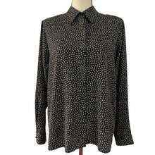 Load image into Gallery viewer, Vintage Yves St. Clair Buttons Up Blouse Polka Dots Prints Long Sleeve Shirt