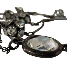 Load image into Gallery viewer, Vintage Brighton Long Station Necklace Faceted Crystal Pavé Ball Beads 38"