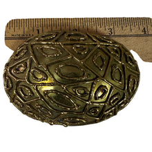Load image into Gallery viewer, VTG Brutalist Brass Belt Buckle