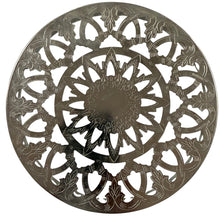 Load image into Gallery viewer, Silverplate Hollowware by Raimond Openwork Filigree Trivets Set of 3