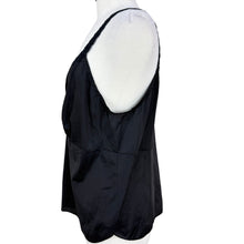 Load image into Gallery viewer, VTG Black Lace Trim Cami Size 40