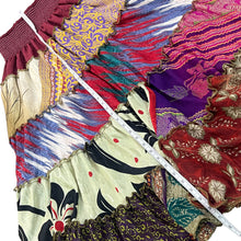 Load image into Gallery viewer, What Women Wear Colorful Art Silk Boho Maxi Skirt One Size