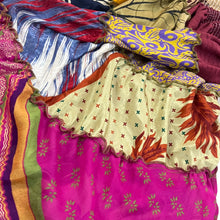 Load image into Gallery viewer, What Women Wear Colorful Art Silk Boho Maxi Skirt One Size