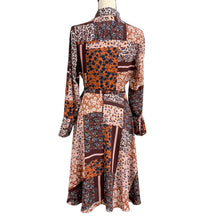 Load image into Gallery viewer, Nanette Lepore Patchwork Midi A-line Dress Size 2