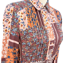 Load image into Gallery viewer, Nanette Lepore Patchwork Midi A-line Dress Size 2