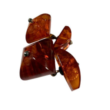 Load image into Gallery viewer, Vintage Baltic Amber Cufflinks 875 Silver