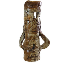 Load image into Gallery viewer, 1970s Tall Primitive Pottery Vase 17" Signed By Artist