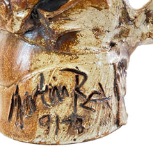 Load image into Gallery viewer, 1970s Tall Primitive Pottery Vase 17" Signed By Artist