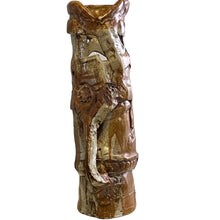 Load image into Gallery viewer, 1970s Tall Primitive Pottery Vase 17" Signed By Artist