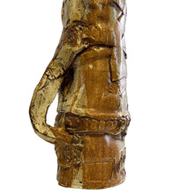 Load image into Gallery viewer, 1970s Tall Primitive Pottery Vase 17" Signed By Artist