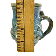 Load image into Gallery viewer, 1970s Signed Studio Art Pottery Mugs and Plate 3 Pcs Set