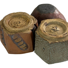 Load image into Gallery viewer, Studio Art Pottery Mini Plant Pot Trio Signed and Dated One of A Kind