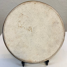 Load image into Gallery viewer, Vintage Studio Art Pottery Freestyle Spiral Glaze Brown Yellow Ashtray Signed By Artist