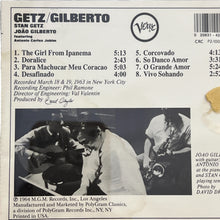 Load image into Gallery viewer, Getz / Gilberto Stan Getz Joao Gilberto Featuring Antonio Carlos Jobim