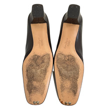 Load image into Gallery viewer, Salvatore Ferragamo Lais Brown Leather Low Heel Pump Size 7 4A Narrow