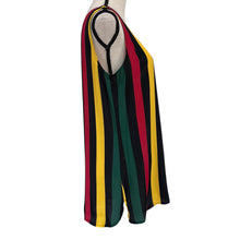 Load image into Gallery viewer, Vintage Mondi Bold striped Tunic Tank Top Size Medium