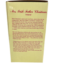 Load image into Gallery viewer, The International Santa Claus Collection Mrs Irish Father Christmas Figurine 1992 4.5"