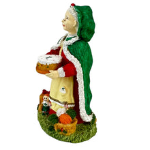 Load image into Gallery viewer, The International Santa Claus Collection Mrs Irish Father Christmas Figurine 1992 4.5"