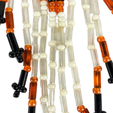 Load image into Gallery viewer, Vintage Native American Hand-Beaded Dangle Earrings 4.8"