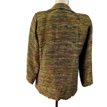 Load image into Gallery viewer, Vintage Metallic Women Blazer Size S