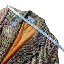 Load image into Gallery viewer, Vintage Metallic Women Blazer Size S