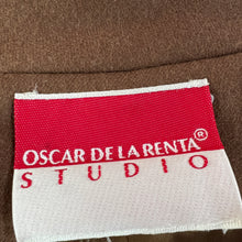 Load image into Gallery viewer, Vintage Oscar De La Renta Brown Wool Blazer Jacket Size Small