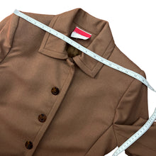 Load image into Gallery viewer, Vintage Oscar De La Renta Brown Wool Blazer Jacket Size Small