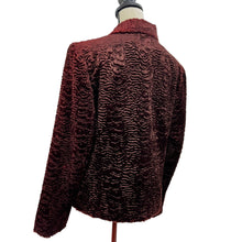 Load image into Gallery viewer, Vintage Brown Velvet Zip Blazer Jacket Size 12