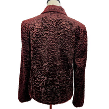 Load image into Gallery viewer, Vintage Brown Velvet Zip Blazer Jacket Size 12