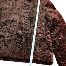 Load image into Gallery viewer, Vintage Brown Velvet Zip Blazer Jacket Size 12