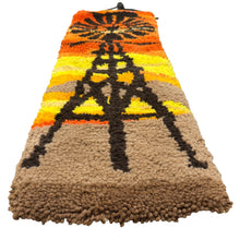 Load image into Gallery viewer, Vintage Sunset Latch Hook Wall Hanging