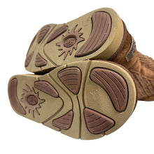 Load image into Gallery viewer, UGG Brown Suede & Shearling Knit Boots Size 6