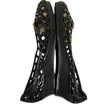 Load image into Gallery viewer, Y2K JuJu Black Jelly Cage Sandals UK/4 US/5.5