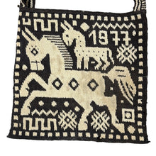 Load image into Gallery viewer, Vintage 70s Woven Shoulder Bag w Horse