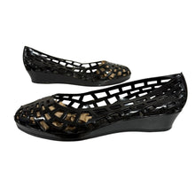 Load image into Gallery viewer, Y2K JuJu Black Jelly Cage Sandals UK/4 US/5.5