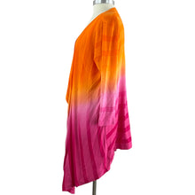 Load image into Gallery viewer, Pink & Orange Ombre Duster Sweater Size Large