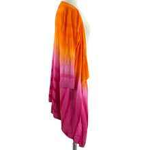 Load image into Gallery viewer, Pink & Orange Ombre Duster Sweater Size Large